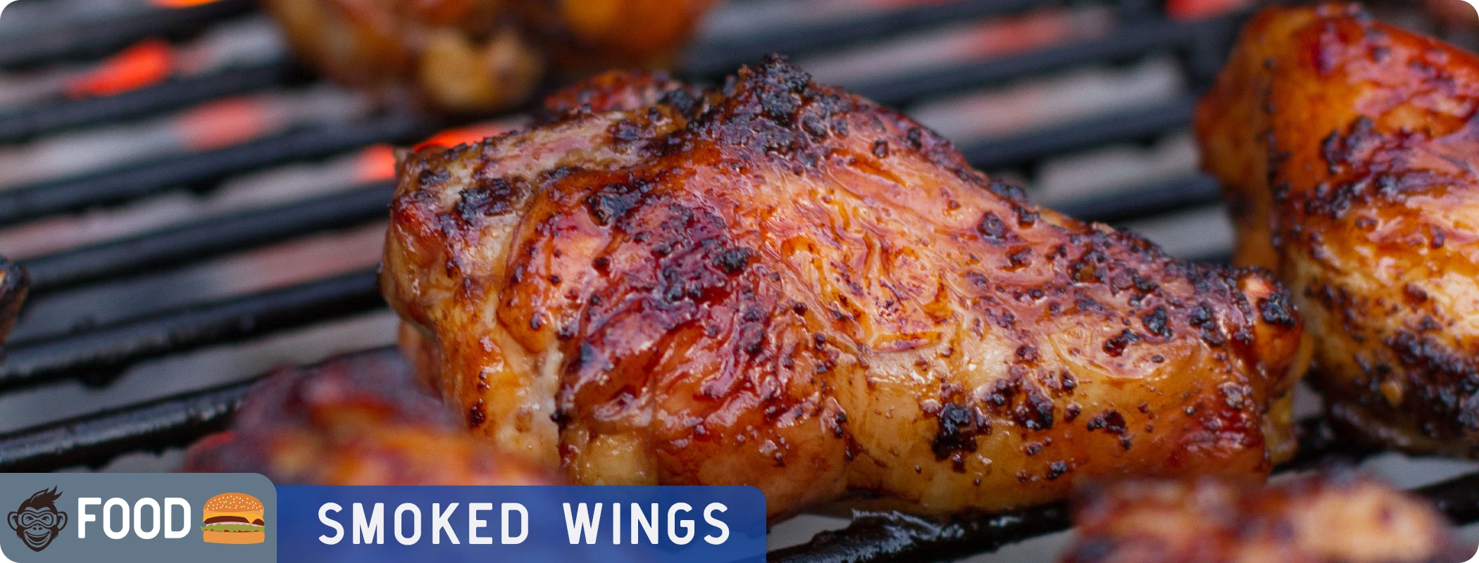 Smoked And Grill-Fried Bourbon Chicken Wings