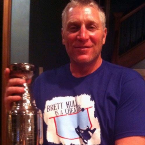 Brett Hull - Buffalo Sabres Cheater Shirt