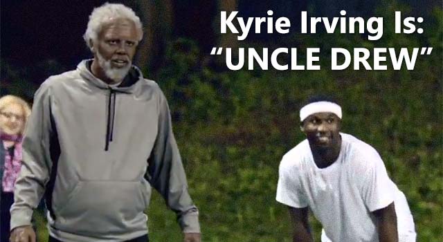 Kyrie Irving In Old Man Gear Schools "Young Bloods"
