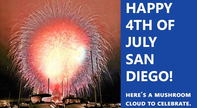 San Diego Sets Off All Their Fireworks At Once