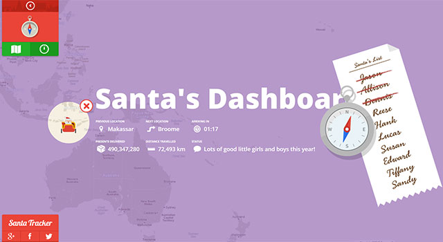 Check Out The Santa Tracker