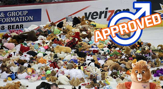 Hockey Teddy Bear Toss