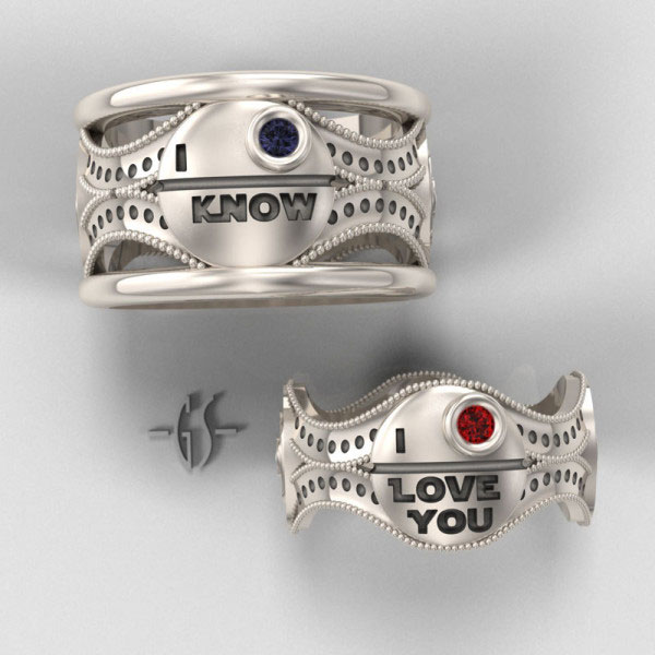 Star Wars Wedding Rings