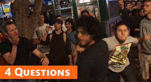 4 Questions Drunk Bully Gets Knocked Out