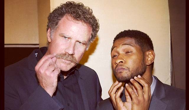 Usher and Will Ferrell