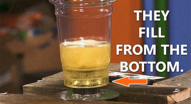 How To Make Your Own Bottoms-Up Beer Dispenser