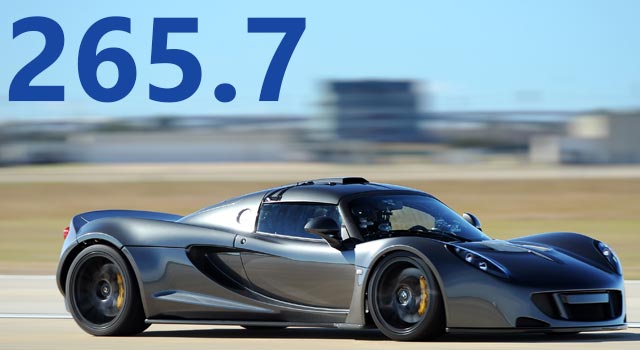 Hennessey Venom GT hits 270.49 mph, busts Bugatti Veyron's speed