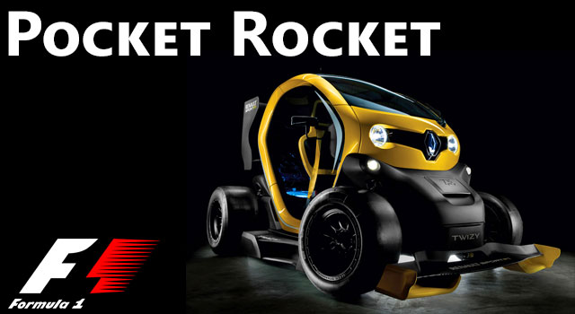 Tiny Electric F1 Racing Two-Seater - The Twizy!