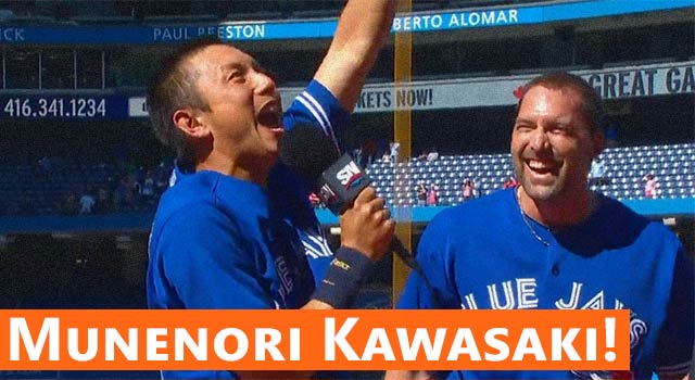 Munenori Kawasaki's interview after his walk-off double was an