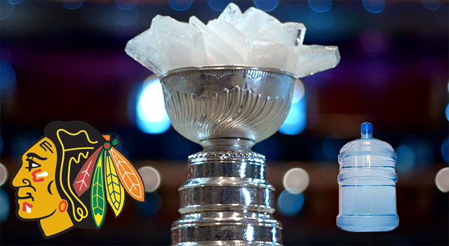 Chicago Blackhawks Selling Stanley Cup Melted Ice (Water)