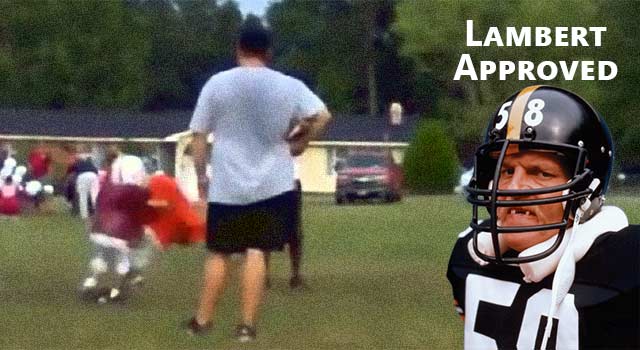 Pee-Wee Football Player Destroys Teammates