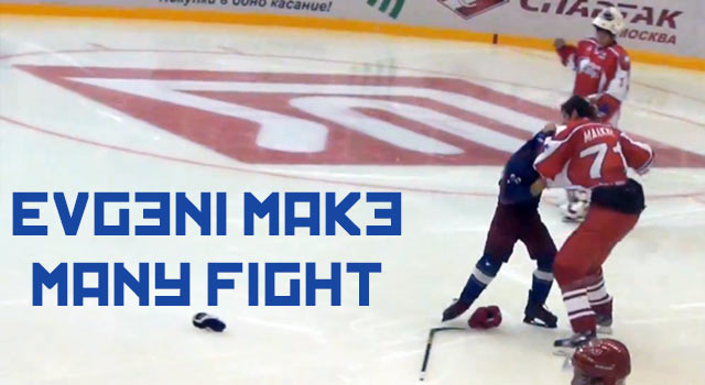 Evgeni Malkin Fights A 7 Year Old In Russia