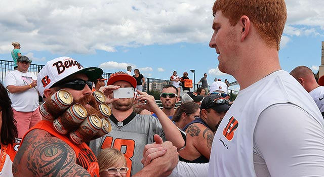Bengals Fan With Beer Beard Is A Former Beard Of The Month