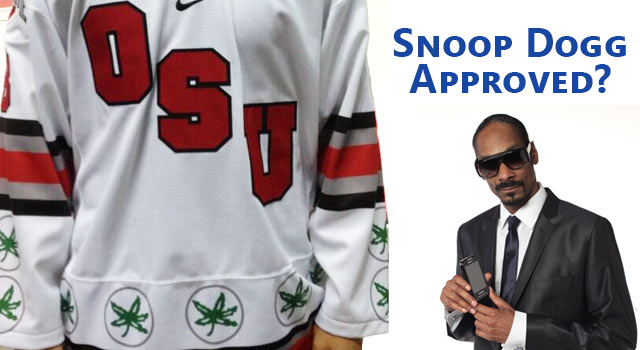 Ohio State Unveils New Marijuana Themed Hockey Jerseys