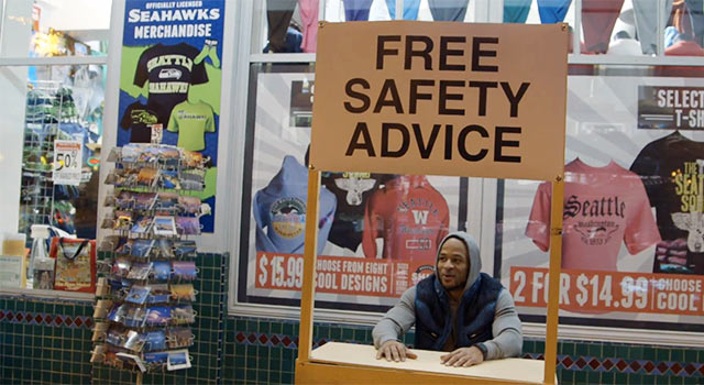 Seahawks Free Safety Gives Free Safety Tips To Seattleites