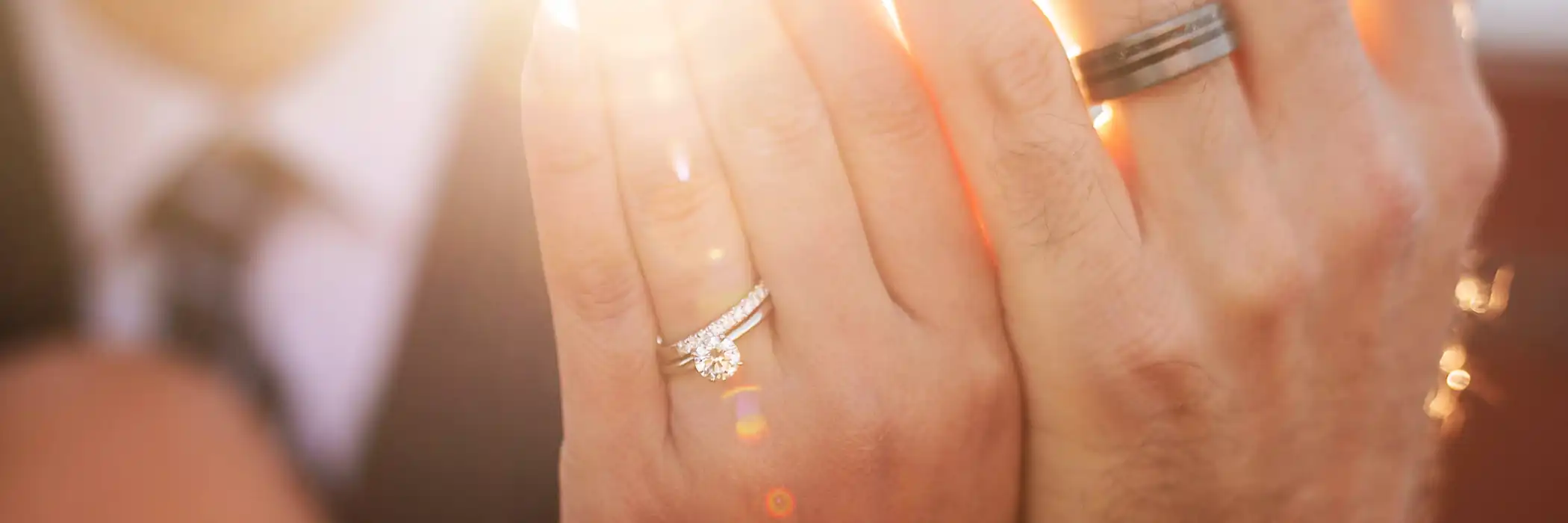 The finished engagement ring