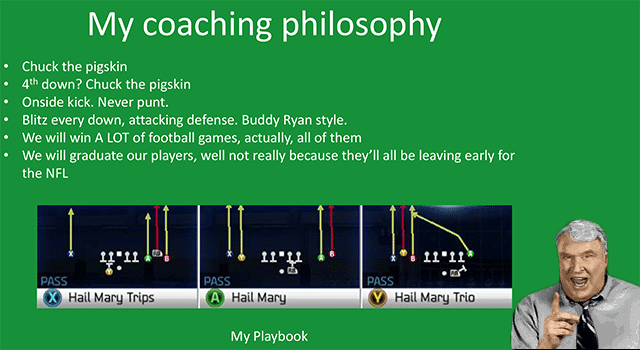 Man Applies For College Football Coach With Madden Experience